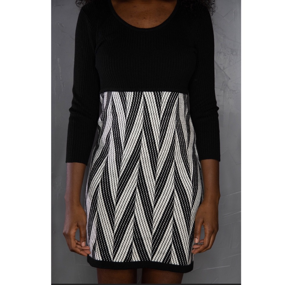 Black & white dress